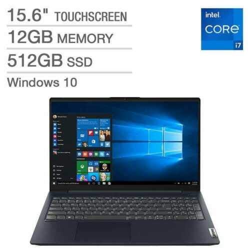 LENOVO IDEAPAD 5 LAPTOP CON PANTALLA TÁCTIL FHD IPS DE 156 PULGADAS INTEL CORE I71165G7 DE 11 GENERACIÓN 12 GB DE RAM SSD DE 512 - 4