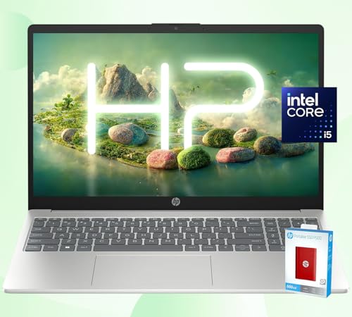 HP LAPTOP FHD DE 156 INTEL CORE I51235U DE 10 NÚCLEOS GRÁFICOS INTEL IRIS XE WIFI 6 ANTIDESLUMBRANTE BATERÍA DE LARGA DURACIÓN - 1