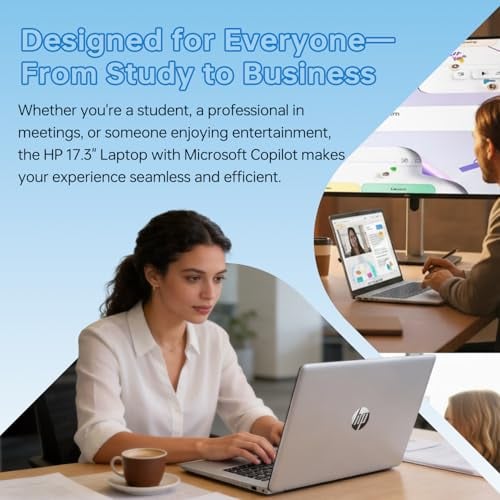 HP LAPTOP EMPRESARIAL PARA PROFESIONALES PANTALLA TÁCTIL DE 173 PULGADAS 1600 X 900 ULTRA 5 225U I71355U PARA MULTITAREA 32 GB - 6