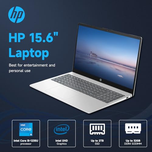 HP LAPTOP CON PANTALLA TÁCTIL HD DE 156 PULGADAS INTEL CORE I51235U 8 GB DE RAM SSD PCIE DE 512 GB CÁMARA WEB HDMI TECLADO - 2