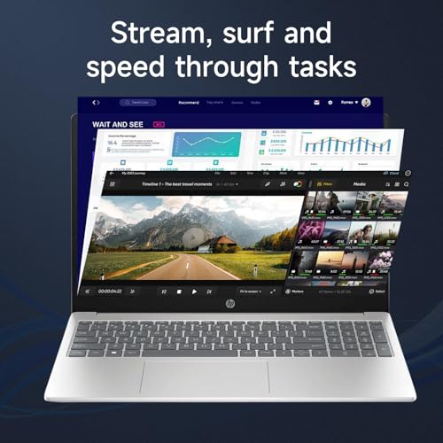 HP LAPTOP CON PANTALLA TÁCTIL HD DE 156 PULGADAS INTEL CORE I51235U 8 GB DE RAM SSD PCIE DE 512 GB CÁMARA WEB HDMI TECLADO - 3