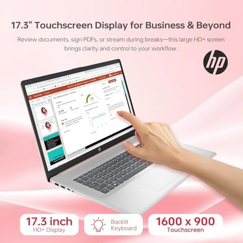 HP ESSENTIAL 17T LAPTOP PANTALLA TÁCTIL HD DE 173 INTEL CORE I71355U 64 GB DE RAM SSD DE 1 TB CÁMARA WEB HDMI TECLADO - 5