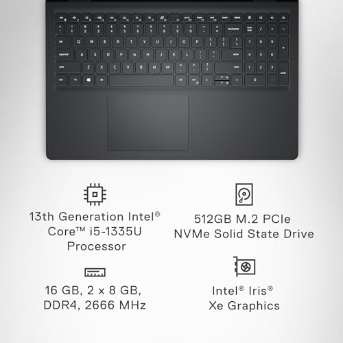 LAPTOP DELL INSPIRON 3530 PANTALLA TÁCTIL FHD DE 156 PULGADAS 1920 X 1080 INTEL CORE I51335U 16 GB DE RAM DDR4 SSD DE 512 GB - 6