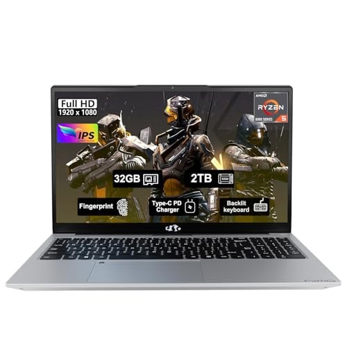 NIMO COMPUTADORA PORTÁTIL FHD IPS DE 156 PULGADAS 6 NÚCLEOS AMD RYZEN 5 6600H 32 GB DDR5 RAM 2TB SSD BEAT RYZEN 7 5700U HASTA 45 - 1