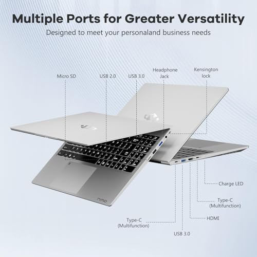 NIMO COMPUTADORA PORTÁTIL FHD IPS DE 156 PULGADAS 6 NÚCLEOS AMD RYZEN 5 6600H 32 GB DDR5 RAM 2TB SSD BEAT RYZEN 7 5700U HASTA 45 - 5