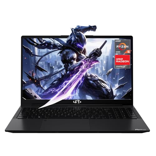 NIMO COMPUTADORA PORTÁTIL AMD PARA JUEGOS DE 156 PULGADAS 6 NÚCLEOS RYZEN 5 6600H 16GB DDR5 RAM 512GB SSD BEAT I71165G7 RADEON - 1