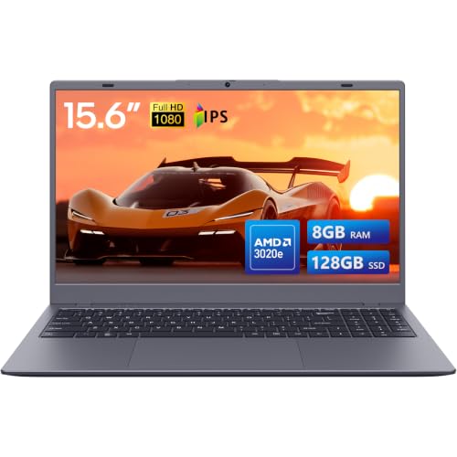 COMPUTADORA PORTÁTIL PROCESADOR AMD ATHLON DE HASTA 26 GHZ 8 GB DDR4 RAM 128 GB SSD PANTALLA FHD IPS DE 156 PULGADAS PERFECTA - 1