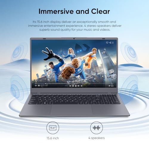 COMPUTADORA PORTÁTIL PROCESADOR AMD ATHLON DE HASTA 26 GHZ 8 GB DDR4 RAM 128 GB SSD PANTALLA FHD IPS DE 156 PULGADAS PERFECTA - 3