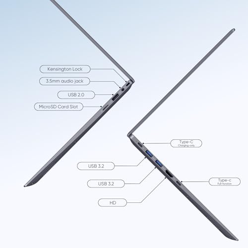 COMPUTADORA PORTÁTIL PROCESADOR AMD ATHLON DE HASTA 26 GHZ 8 GB DDR4 RAM 128 GB SSD PANTALLA FHD IPS DE 156 PULGADAS PERFECTA - 4