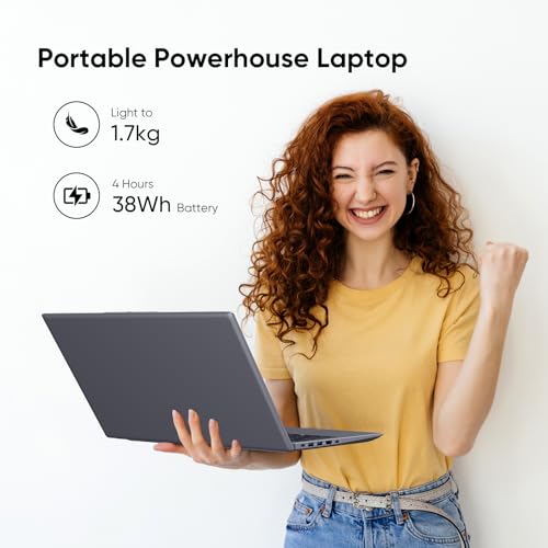 COMPUTADORA PORTÁTIL PROCESADOR AMD ATHLON DE HASTA 26 GHZ 8 GB DDR4 RAM 128 GB SSD PANTALLA FHD IPS DE 156 PULGADAS PERFECTA - 5
