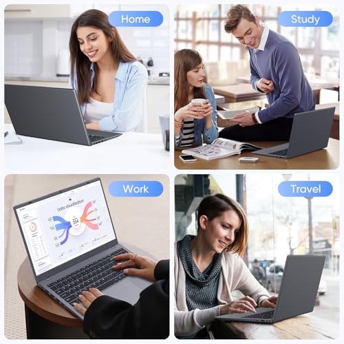 COMPUTADORA PORTÁTIL PROCESADOR AMD ATHLON DE HASTA 26 GHZ 8 GB DDR4 RAM 128 GB SSD PANTALLA FHD IPS DE 156 PULGADAS PERFECTA - 7