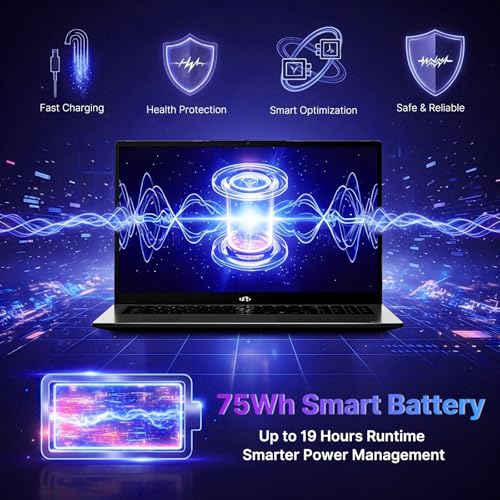 NIMO 173 LAPTOP PARA JUEGOS RYZEN 9 8945HS BEAT I913900H HASTA 52 GHZ 16 GB DE RAM 512 GB SSD RADEON 780M PD 100 W TIPOC AI - 5