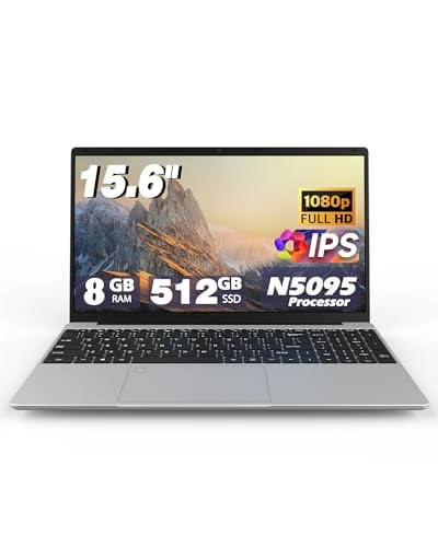 COMPUTADORAS PORTÁTILES PANTALLA IPS 1080P DE 156 PULGADAS PROCESADOR N5095 4C 4T HASTA 29 GHZ 8 GB DE RAM 512 GB SSD PORTÁTILES - 1