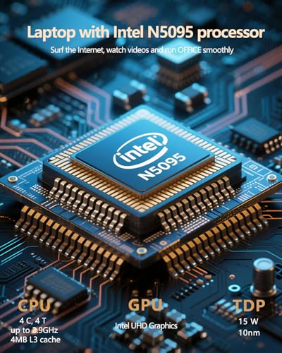COMPUTADORAS PORTÁTILES PANTALLA IPS 1080P DE 156 PULGADAS PROCESADOR N5095 4C 4T HASTA 29 GHZ 8 GB DE RAM 512 GB SSD PORTÁTILES - 3