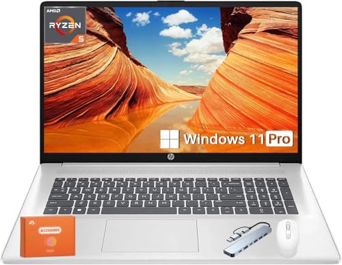 HP COMPUTADORA PORTÁTIL EMPRESARIAL DE 17 PULGADAS AMD RYZEN 5 7430U PANTALLA ANTIRREFLEJOS IPS FULL HD DE 173 PULGADAS GRÁFICOS - 1