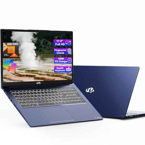 NIMO PORTÁTIL PARA JUEGOS DE 173 RYZEN 9 8945HS 32 GB DE RAM SSD DE 1 TB I913900H RADEON 780M GPU CON 100 W TIPOC IA MEJORADA - 1