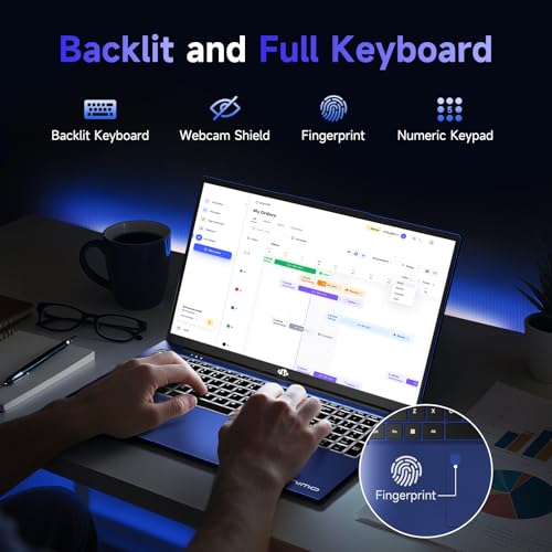NIMO 173 IPS FHD LAPTOP PARA JUEGOS AMD RYZEN 5 6600H 16 GB DDR5 RAM 512 GB SSD SUPERA AL I71165G7 HASTA 45 GHZ GPU RADEON 660M - 4