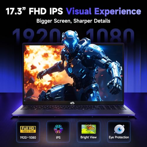 NIMO 173 IPS FHD LAPTOP PARA JUEGOS AMD RYZEN 5 6600H 16 GB DDR5 RAM 512 GB SSD SUPERA AL I71165G7 HASTA 45 GHZ GPU RADEON 660M - 5