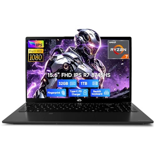 NIMO PORTÁTIL PARA JUEGOS DE 156 AMD RYZEN 7 8745HS 32GB DDR5 1TB SSD PORTÁTIL RADEON 780M GPU PARA CREADORES DE TRANSMISIÓN - 1