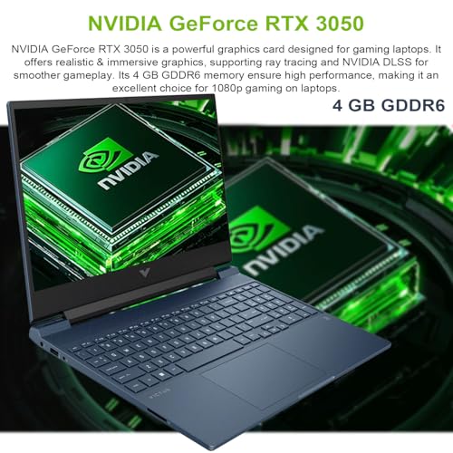 HP VICTUS 156 I5 LAPTOP PARA JUEGOS 156 PULGADAS FHD 1920 X 1080 144HZ INTEL CORE I512450H NVIDIA GEFORCE RTX 3050 32GB RAM 1TB - 2
