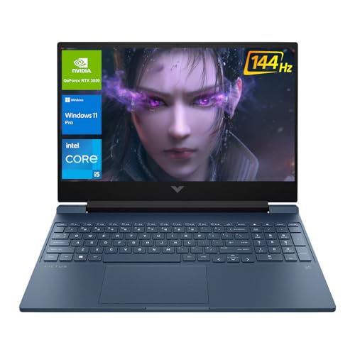 HP VICTUS 156 I5 PREMIUM GAMING LAPTOP 156 FHD 19201080 144HZ INTEL CORE I512450H NVIDIA GEFORCE RTX 3050 32GB RAM 1TB SSD KB - 1