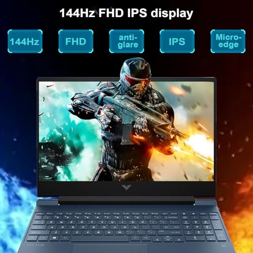 HP VICTUS 156 I5 PREMIUM GAMING LAPTOP 156 FHD 19201080 144HZ INTEL CORE I512450H NVIDIA GEFORCE RTX 3050 32GB RAM 1TB SSD KB - 3