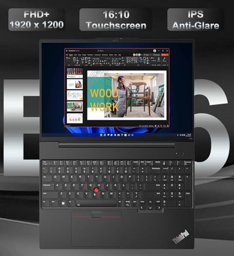 LENOVO THINKPAD E16 GEN 2 BUSINESS LAPTOP 16 FHD PANTALLA TÁCTIL AMD RYZEN 7 7735U INTEL I71355U 16GB DDR5 RAM 512GB SSD KB - 2