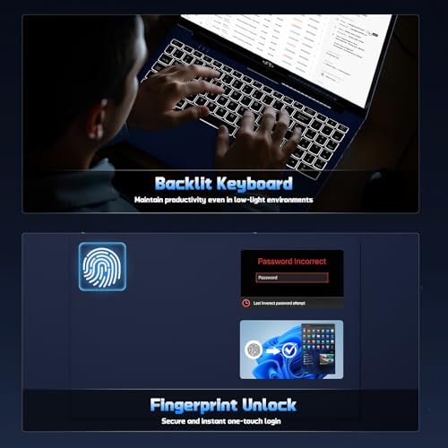 NIMO COMPUTADORA PORTÁTIL FHD IPS DE 156 PULGADAS 16 GB DE RAM 1 TB SSD 4 NÚCLEOS INTEL N150 DE 13 GENERACIÓN RITMO A I31115G4 - 6