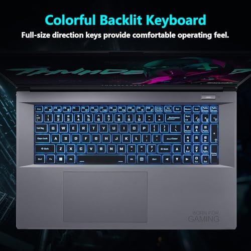 THUNDEROBOT STORM 17 LAPTOP PARA JUEGOS PANTALLA FHD DE 173 PULGADAS DE 144 HZ CORE I512450H GEFORCE RTX 3050 16 GB DE RAM SSD - 6