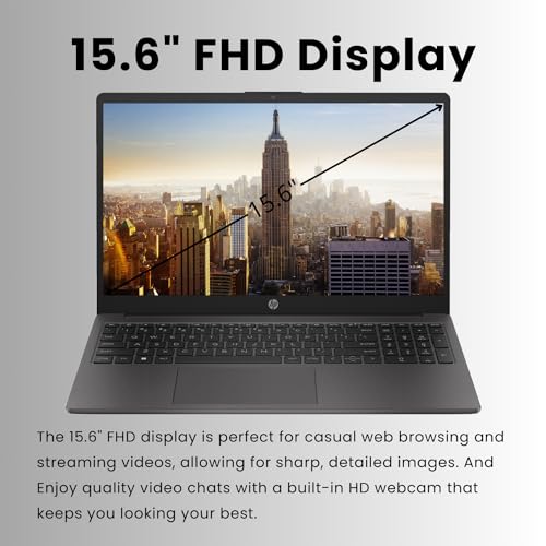 HP 255 G10 LAPTOP EMPRESARIAL FHD DE 156 PULGADAS AMD RYZEN 7 7730U 16 GB DE RAM SSD PCIE DE 512 GB TECLADO NUMÉRICO CÁMARA WEB - 2