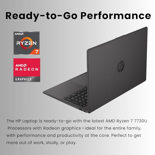 HP 255 G10 LAPTOP EMPRESARIAL FHD DE 156 PULGADAS AMD RYZEN 7 7730U 16 GB DE RAM SSD PCIE DE 512 GB TECLADO NUMÉRICO CÁMARA WEB - 3