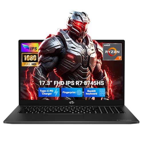 NIMO CREADOR DE JUEGOS DE 173 PULGADAS 8 NÚCLEOS RYZEN 7 8745HS 32GB RAM 1TB SSD BEAT I71360P HASTA 49GHZ RADEON 780M USB 40 FHD - 1