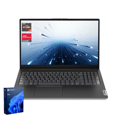 LENOVO LAPTOP V15 PARA NEGOCIOS HOGAR ESTUDIANTE 156 PULGADAS FHD ANTIRREFLEJO AMD RYZEN 7 7730U 16 GB DE RAM 512 GB SSD HDMI - 1