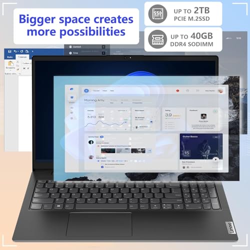 LENOVO LAPTOP V15 PARA NEGOCIOS HOGAR ESTUDIANTE 156 PULGADAS FHD ANTIRREFLEJO AMD RYZEN 7 7730U 16 GB DE RAM 512 GB SSD HDMI - 3