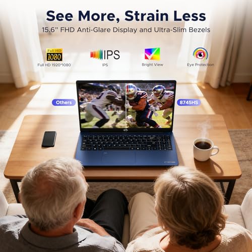 NIMO PORTÁTIL PARA JUEGOS IPS FHD DE 156 PULGADAS AMD RYZEN 7 8745HS 32GB DDR5 RAM 1TB SSD HASTA 49GHZ GRÁFICOS RADEON 780M - 5