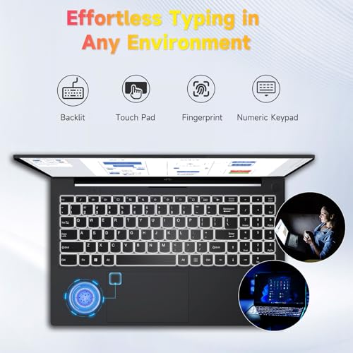 NIMO 156 FHD PORTÁTIL INTEL 6CORES I31215U BEAT I51135G7 HASTA 44GHZ TECLADO RETROILUMINADO DE HUELLAS DACTILARES TIPO C DE 65 W - 4