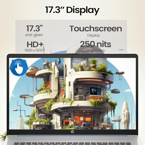 HP LAPTOP 173 DE NEGOCIOS PANTALLA TÁCTIL HD DE 173 AMD RYZEN 5 7430U 16 GB RAM SSD PCIE DE 1 TB TECLADO RETROILUMINADO LECTOR - 4