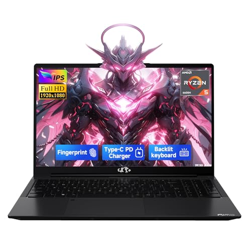 NIMO COMPUTADORA PORTÁTIL PARA JUEGOS IPS FHD DE 156 AMD RYZEN 5 6600H 16GB DDR5 RAM 1TB SSD BEAT I51335U 6 NÚCLEOS HASTA 45 GHZ - 1