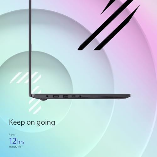 ASUS PORTÁTIL VIVOBOOK GO SLIM DE 156 DELGADA Y PORTÁTIL PARA ESTUDIO DE ESTUDIANTES INTEL DUAL CORE N4500 4 GB DE RAM SSD - 5