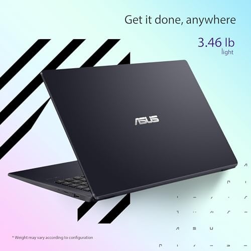 ASUS PORTÁTIL VIVOBOOK GO SLIM DE 156 DELGADA Y PORTÁTIL PARA ESTUDIO DE ESTUDIANTES INTEL DUAL CORE N4500 4 GB DE RAM SSD - 6