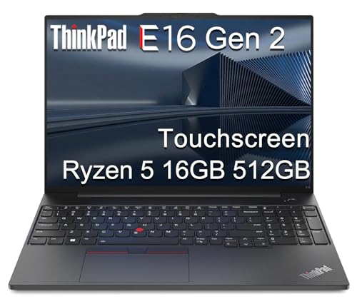 LENOVO THINKPAD E16 GEN 2 BUSINESS LAPTOP 16 FHD PANTALLA TÁCTIL AMD RYZEN 5 7535U INTEL I71255U 16GB DDR5 RAM 512GB SSD LECTOR - 1