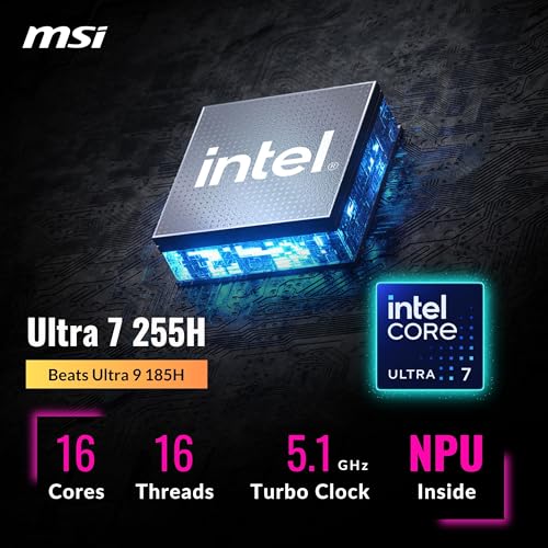 MSI VENTURE 16 AI READY BUSINESS LAPTOP 16 WUXGA 1920 X 1200 TOUCHSCREEN INTEL CORE ULTRA 7 255HULTRA 9 185H 51 GHZ COPILOT - 3
