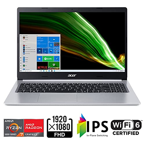 ACER ASPIRE 5 SLIM LAPTOP A51545R8K1 COMPUTADORA PORTÁTIL DELGADA CON IPS FULL HD DE 156 PULGADAS PROCESADOR MÓVIL AMD RYZEN 7 - 3