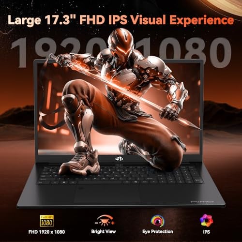 NIMO PORTÁTIL PARA JUEGOS DE 173 PULGADAS AMD RYZEN 7 7735HS 8 NÚCLEOS 32GB DDR5 1TB SSD WINDOWS 11 PRO FHD IPS 180 VIEW HUELLA - 4