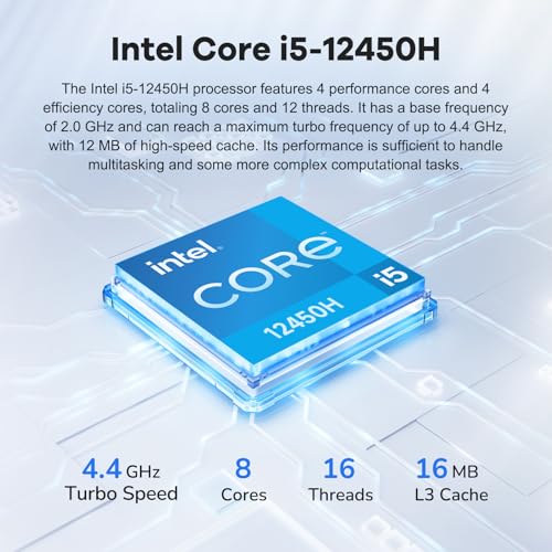 NIMO PORTÁTIL FHD LPS DE 156 PULGADAS 8 NÚCLEOS INTEL I512450H 64GB RAM 1TB SSD BEAT I711800H HASTA 44 GHZ ORDENADOR ESTUDIANTIL - 2