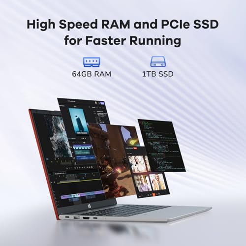 NIMO PORTÁTIL FHD LPS DE 156 PULGADAS 8 NÚCLEOS INTEL I512450H 64GB RAM 1TB SSD BEAT I711800H HASTA 44 GHZ ORDENADOR ESTUDIANTIL - 3