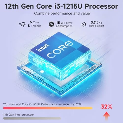 NIMO COMPUTADORA PORTÁTIL IPS FHD DE 156 PULGADAS INTEL 6 CORE I31215U 16GB RAM 1TB SSD BEAT I51135G7 HASTA 44GHZ COMPUTADORA - 3