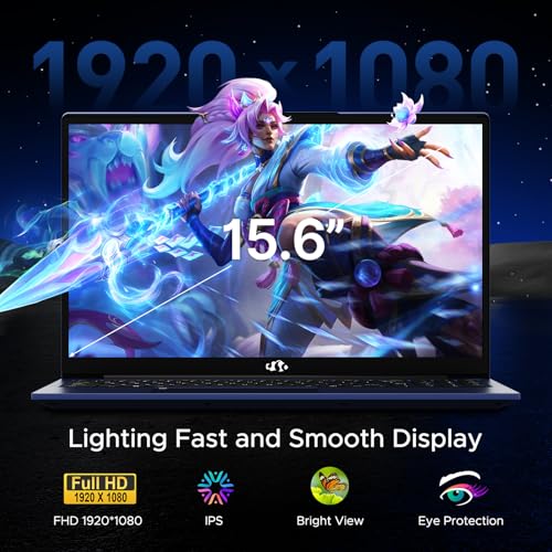 NIMO 156 FHD IPS GAMING LAPTOP AMD RYZEN 5 6600H UP TO 45GHZ BEAT I71165G7 16GB DDR5 RAM 512GB PCIE 40 SSD AMD RADEON 660M GPU - 3