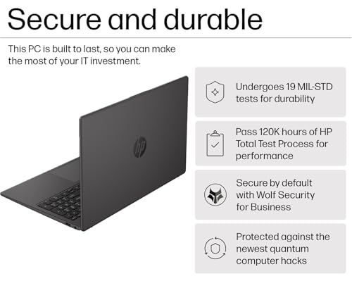 LAPTOP HP 250 G10 156 PULGADAS FHD IPS ANTIRREFLEJO INTEL I51334U 32 GB DE RAM 1 TB SSD 10 NÚCLEOS RYZEN 77730U NEGOCIOS - 3