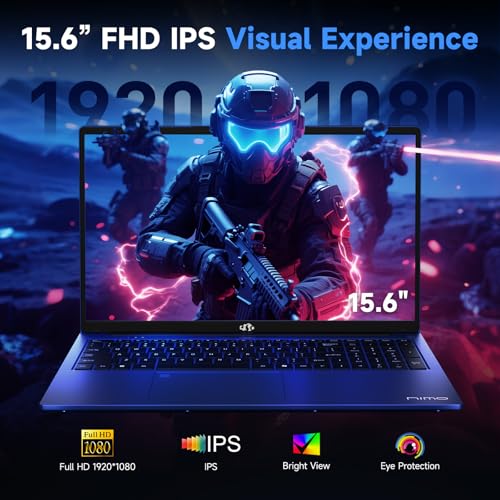 NIMO PORTÁTIL PARA JUEGOS DELGADO Y LIGERO PANTALLA FHD IPS DE 156 PULGADAS AMD R7 7735HS HASTA 475 GHZ BEAT I712650H - 5